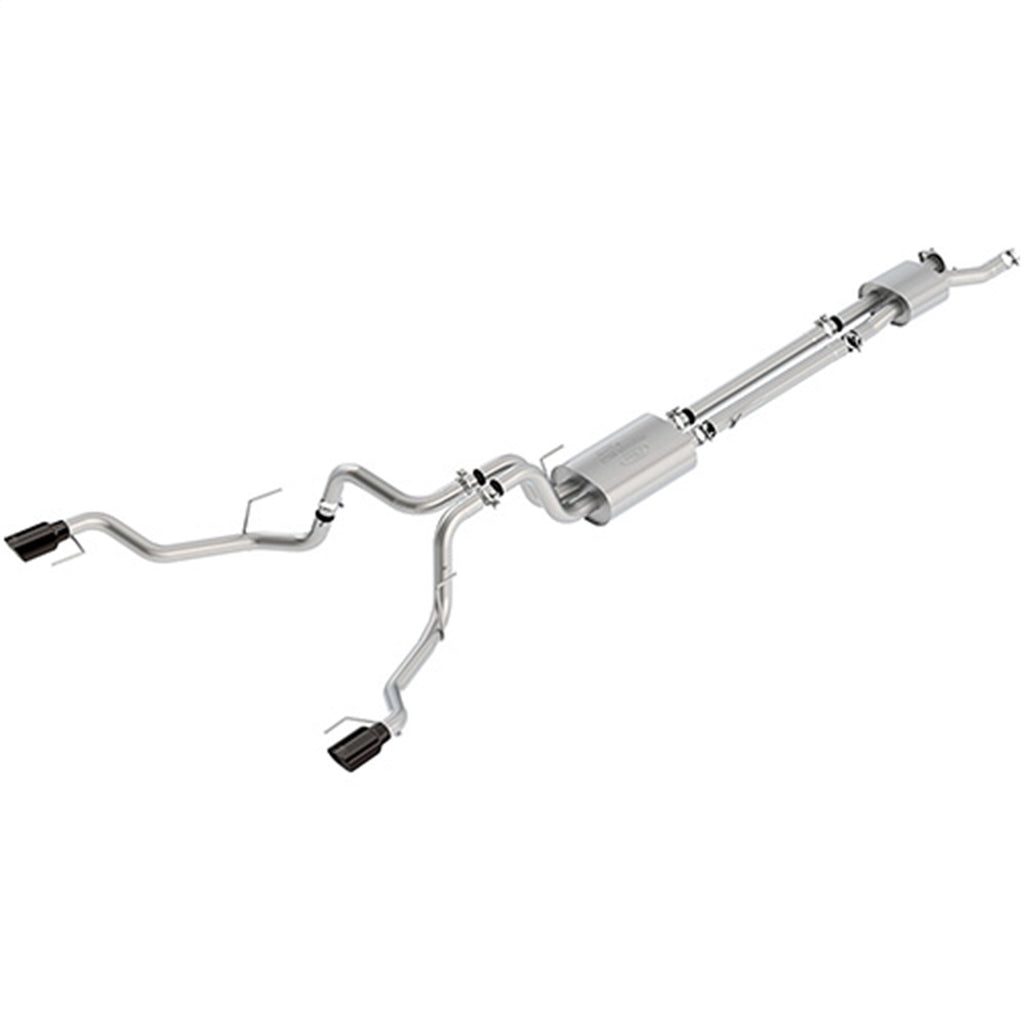 Ford Performance Parts M-5200-F15RTB 2017-2020 F-150 Raptor 3.5L Cat Back Touring Exhaust System-Black Tips for Select Ford F-150
