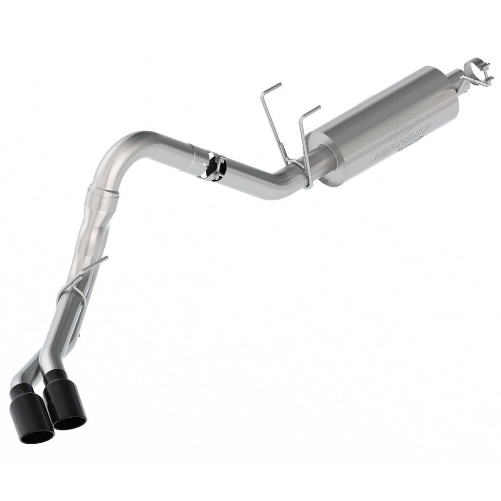 Ford Performance Parts M-5200-FSD73SB 2020-2022 Super Duty 7.3L Sport Exhaust-Black Tips-Dual Side Exit for Select Ford F-250 Super Duty, Ford F-350 Super Duty, Ford F-450 Super Duty, Ford F-550 Super Duty, Ford F-600 Super Duty