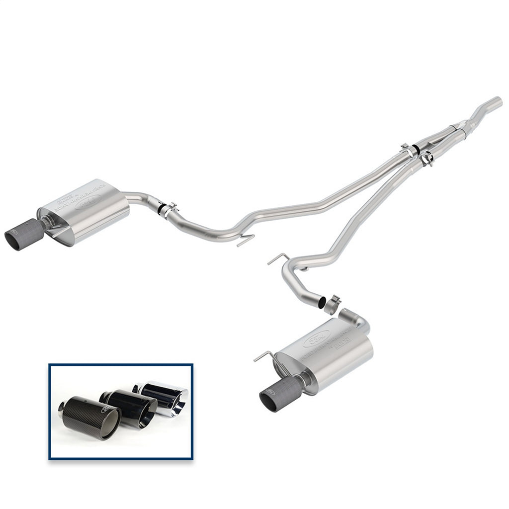 Ford Performance Parts M-5200-M4EFA Extreme Cat-Back Exhaust System for Select Ford Mustang