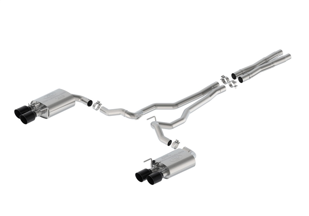 Ford Performance Parts M-5200-M5EB 2024-2025 Mustang 5.0L Extreme Active Cat-Back-Black Tip for Select Ford Mustang
