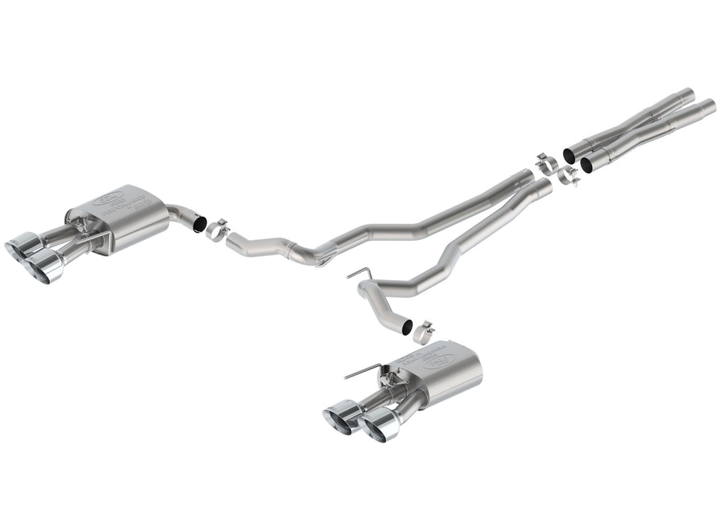Ford Performance Parts M-5200-M5ECVA Extreme Cat-Back Exhaust System for Select Ford Mustang