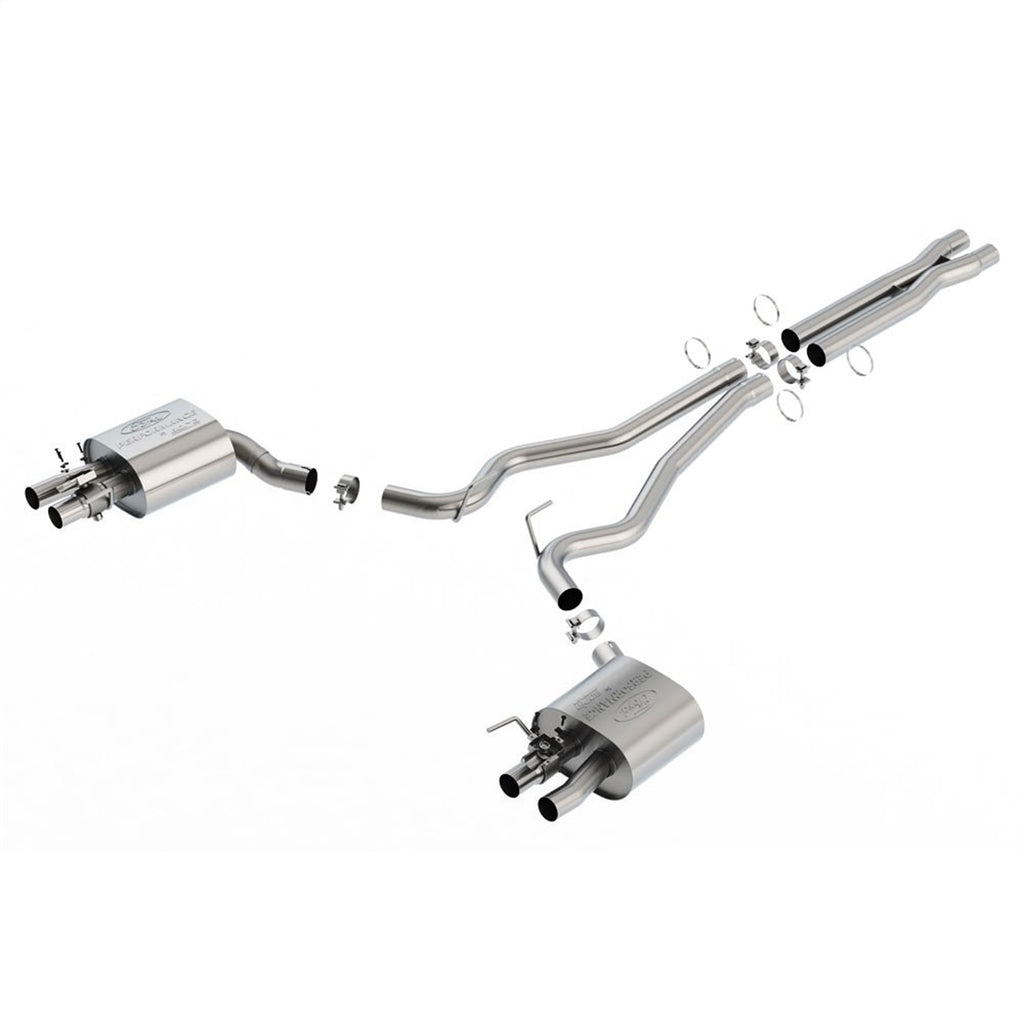 Ford Performance Parts M-5200-MSS Sport Cat-Back Exhaust System for Select Ford Mustang