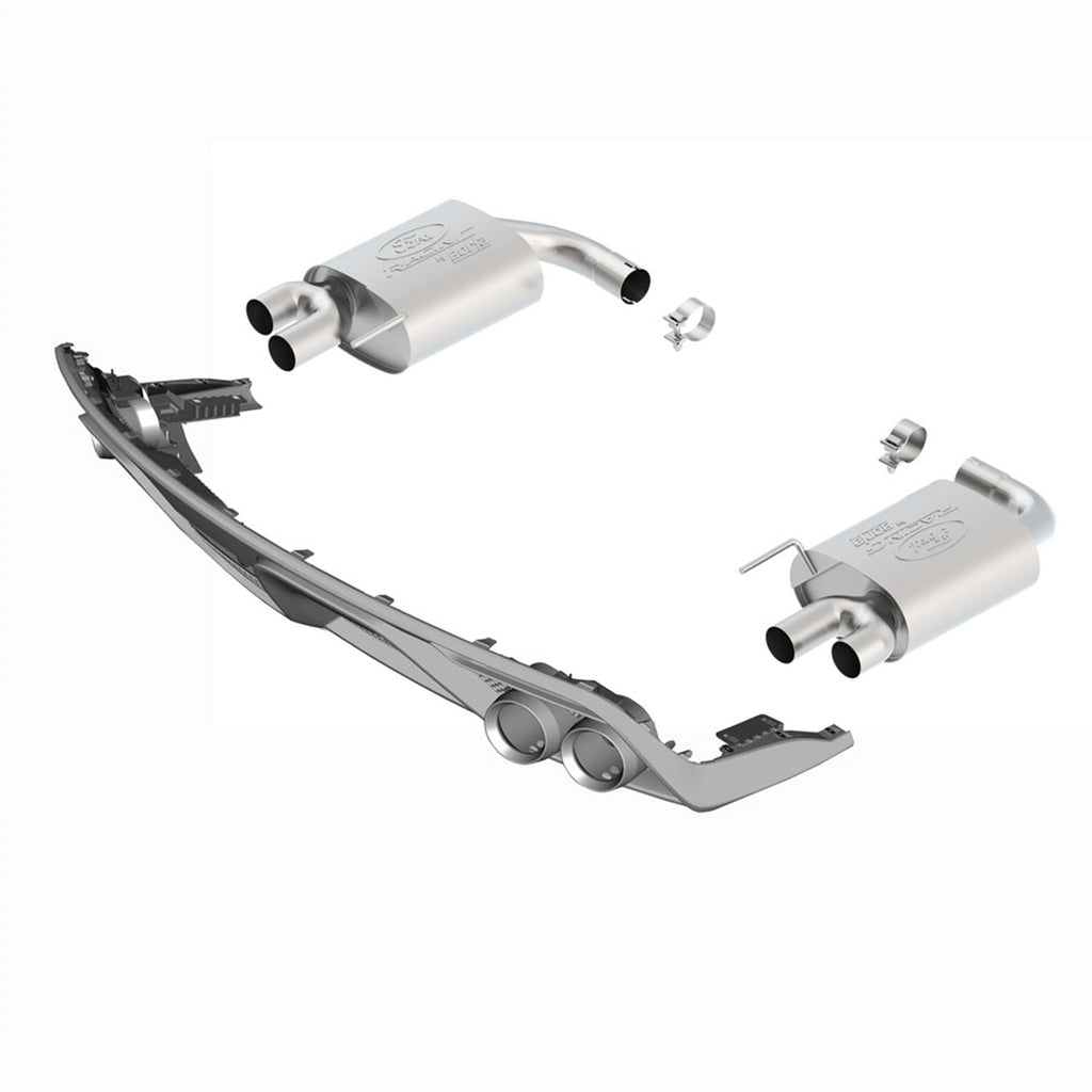Ford Performance Parts M-5230-M4TBV 2.3L Ecoboost Touring Muffler Kit With GT350 Exhaust Tips And Lower Valance for Select Ford Mustang