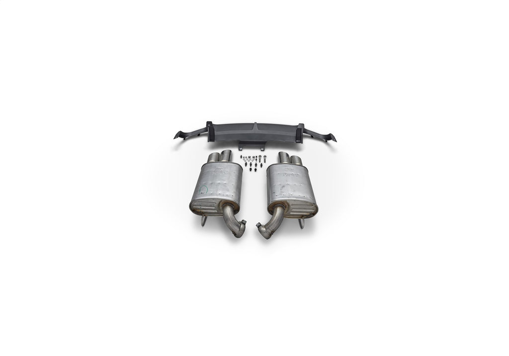 Ford Performance Parts M-5230-MSVTCD 2013-2014 Mustang GT Axle Back Quad Tip Mufflers With Rear Lower Valence for Select Ford Mustang