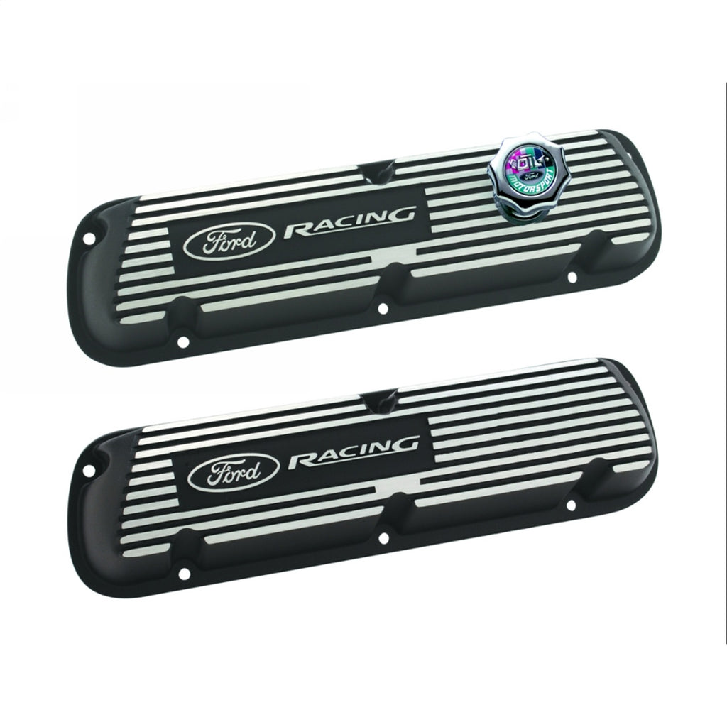 Ford Performance Parts M-6000-J302R Black Satin Valve Covers for Select Ford Mustang