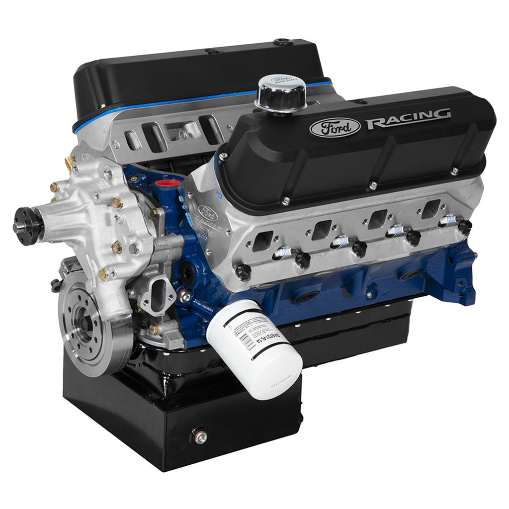 Ford Performance Parts M-6007-Z2363FT 363 Cubic Inch 507 HP Boss Crate Engine-Z2 Heads-Front Sump Pan