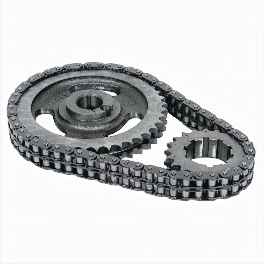 Ford Performance Parts M-6268-A302 302/351W Double Roller Timing Chain Set-Cast Iron Gear for Select Ford 300, Ford Country Sedan, Ford Country Squire, Ford Custom, Ford Custom 500, Ford E-100 Econoline, Ford E-100 Econoline Club Wagon, Ford E-150
