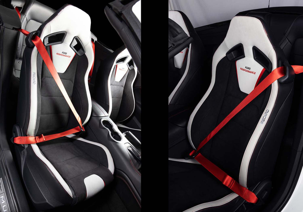 Ford Performance Parts M-63660005-MG 2024-2025 Mustang Ford Performance Logo Recaro Seat Set for Select Ford Mustang