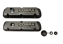 Load image into Gallery viewer, Ford Performance Parts M-6582-A Black Satin Valve Covers for Select Ford 300, Ford Country Sedan, Ford Country Squire, Ford Custom, Ford Custom 500, Ford E-100 Econoline, Ford E-100 Econoline Club Wagon, Ford E-150 Econoline, Ford E-150 Econoline Club