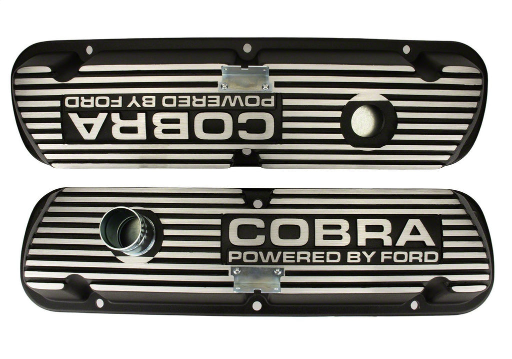 Ford Performance Parts M-6582-A Black Satin Valve Covers for Select Ford 300, Ford Country Sedan, Ford Country Squire, Ford Custom, Ford Custom 500, Ford E-100 Econoline, Ford E-100 Econoline Club Wagon, Ford E-150 Econoline, Ford E-150 Econoline Club