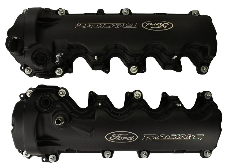 Ford Performance Parts M-6582-FR3VBLK Black Ford Racing Coated 3-Valve Cam Covers for Select Ford F-150, Ford F-250 Super Duty, Ford F-350 Super Duty, Ford Mustang