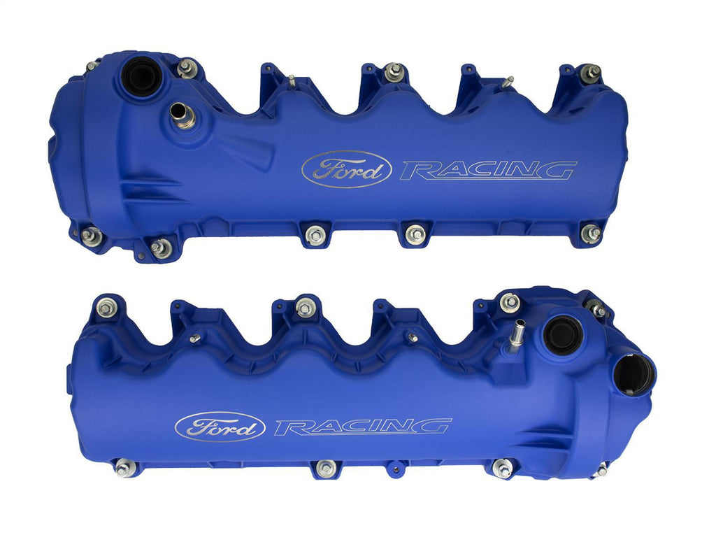 Ford Performance Parts M-6582-FR3VBL Blue Ford Racing Coated 3-Valve Cam Covers for Select Ford F-150, Ford F-250 Super Duty, Ford F-350 Super Duty, Ford Mustang