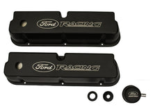 Load image into Gallery viewer, Ford Performance Parts M-6582-LE302BK Black Satin Valve Covers for Select Ford 300, Ford Country Sedan, Ford Country Squire, Ford Custom, Ford Custom 500, Ford E-100 Econoline, Ford E-100 Econoline Club Wagon, Ford E-150 Econoline, Ford E-150 Econoline