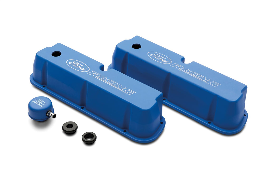 Ford Performance Parts M-6582-LE302BL Blue Satin Valve Covers for Select Ford 300, Ford Country Sedan, Ford Country Squire, Ford Custom, Ford Custom 500, Ford E-100 Econoline, Ford E-100 Econoline Club Wagon, Ford E-150 Econoline, Ford E-150 Econoline