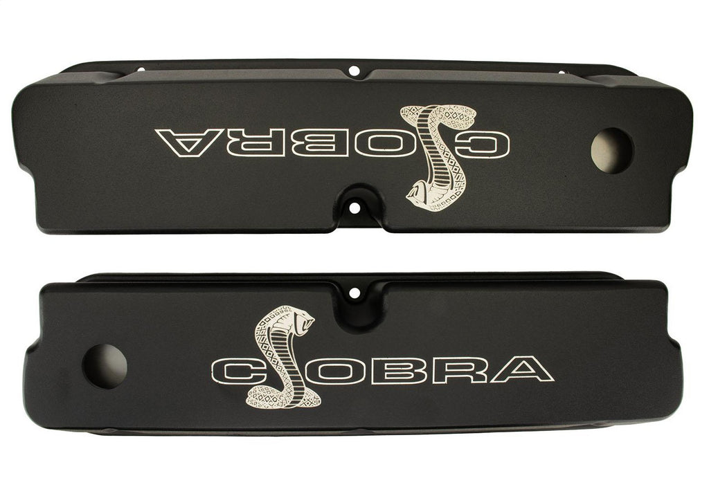 Ford Performance Parts M-6582-LE302SBK Black Satin Valve Covers for Select Ford 300, Ford Country Sedan, Ford Country Squire, Ford Custom, Ford Custom 500, Ford E-100 Econoline, Ford E-100 Econoline Club Wagon, Ford E-150 Econoline, Ford E-150 Econoline