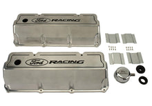 Load image into Gallery viewer, Ford Performance Parts M-6582-Z351 Polished Aluminum Valve Cover for Select Ford Country Sedan, Ford Country Squire, Ford Custom, Ford Custom 500, Ford E-100 Econoline, Ford E-250 Econoline, Ford E-250 Econoline Club Wagon, Ford E-350 Econoline, Ford