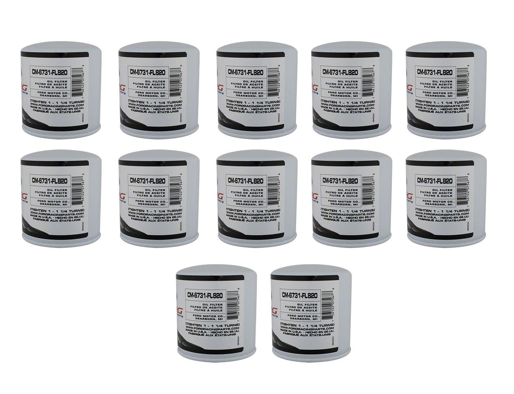 Ford Performance Parts M-6731-FL820 Case of Ford Racing High Performance Oil Filters for Select Ford F-150, Ford F-150 Heritage