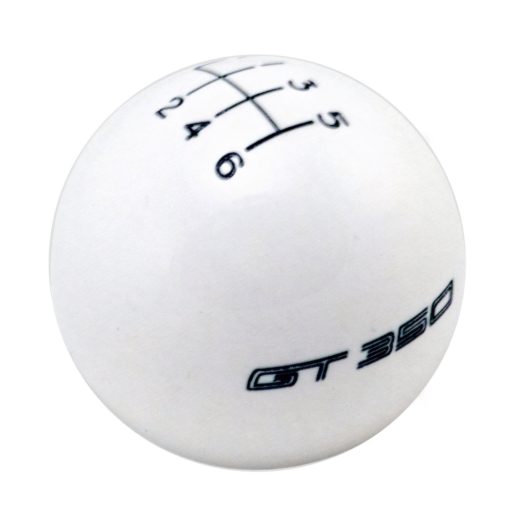 Ford Performance Parts M-7213-M8SW Ford Performance GT350 Shift Knob 6-Speed-White for Select Ford Mustang