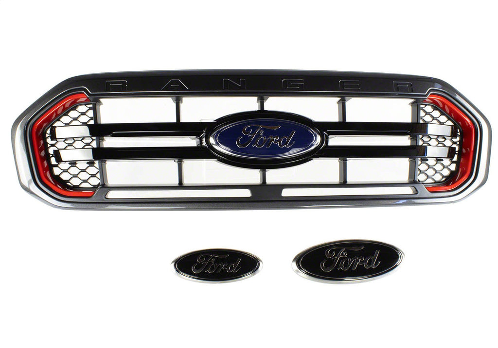 Ford Performance Parts M-8200-TMR 2019-2023 Ranger Tremor Grille And Ford Oval Package for Select Ford Ranger