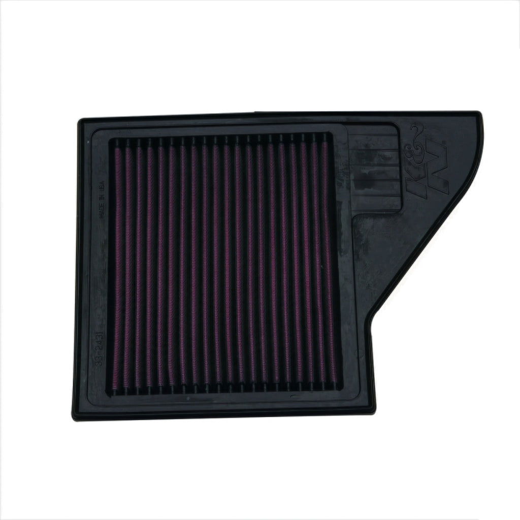Ford Performance Parts M-9601-MGT 2010-2014 Mustang GT & 2011-2014 V6 High-Flow K&N / Ford Performance Air Filter for Select Ford Fiesta, Ford Mustang
