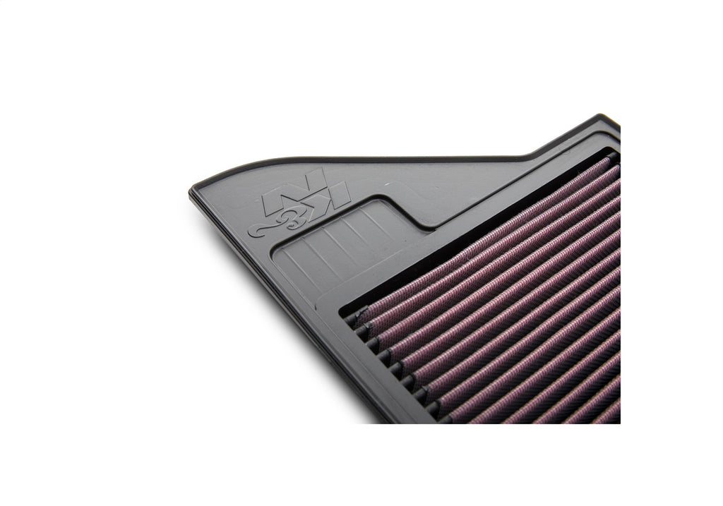 Ford Performance Parts M-9601-MGT 2010-2014 Mustang GT & 2011-2014 V6 High-Flow K&N / Ford Performance Air Filter for Select Ford Fiesta, Ford Mustang