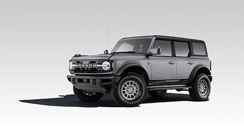 Ford Performance Parts M-BRONCO-W4 2024 Bronco Dark Trail Series-Matte Titanium for Select Ford Bronco