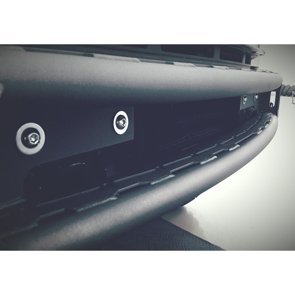 M-Rds-Front-Bumper-15-17-Ford-F150---Tex.-Black-WSilver-Skid-Plate