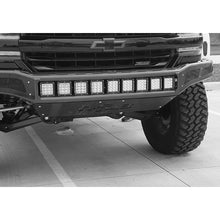 Load image into Gallery viewer, M-Rds-Front-Bumper-16-17-Chevy-Silverado---Gloss-Black-WSilver-Skid-Plate