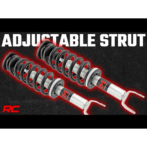 M1-Adjustable-Leveling-Struts-Monotube-0-2-Inch-Ram-1500-(19-23)-Rough-Country