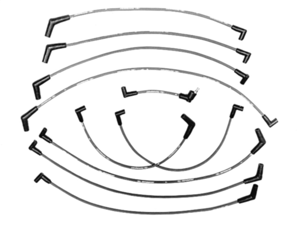 Ford Performance Parts M-12259-C301 9MM Spark Plug Wire Sets-"Ford Racing" for Select Ford Country Squire, Ford Custom 500, Ford E-100 Econoline, Ford E-100 Econoline Club Wagon, Ford E-150 Econoline, Ford E-150 Econoline Club Wagon, Ford E-250