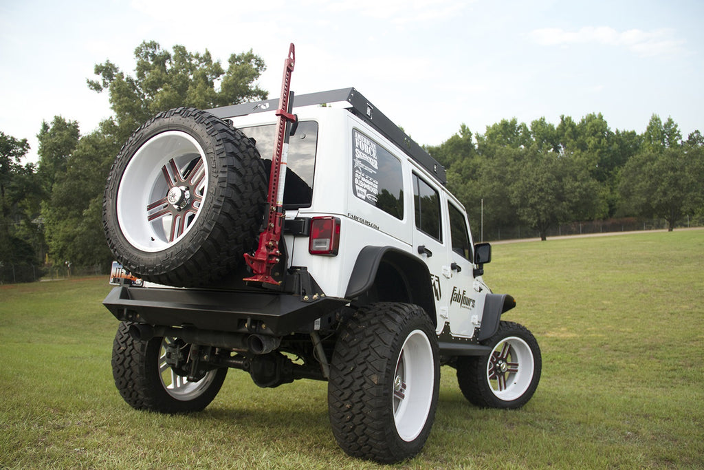 Fab Fours M2150-B Hi-Lift Jack Mount for Select Jeep Wrangler, Jeep Wrangler JK
