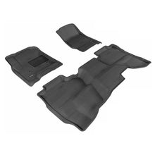 Load image into Gallery viewer, 3D MAXPIDER L1CH03901509 GM P/U 1500 14-  Kagu Fl oor Liner 1&amp;2nd Row Blk