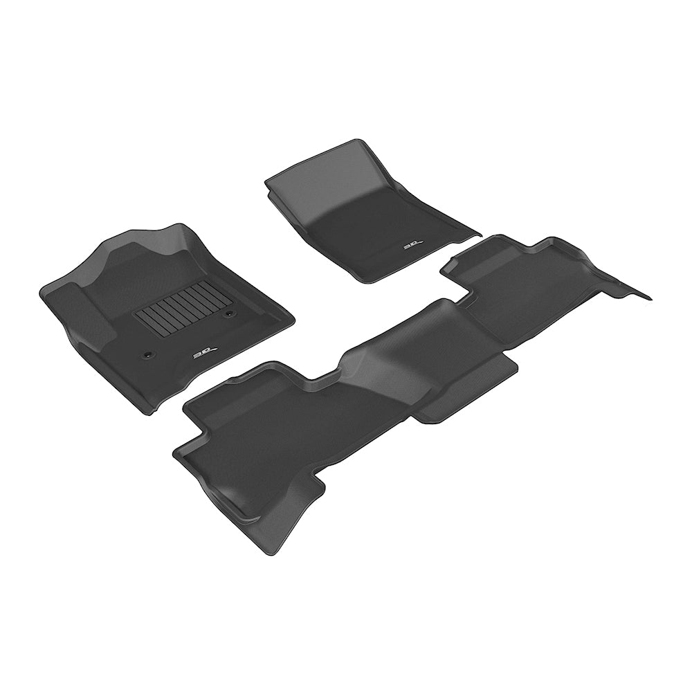 3D MAXPIDER L1CH06201509 Chevy Tahoe 15-  Kagu Fl oor Liner 1&2&3r Row Blk