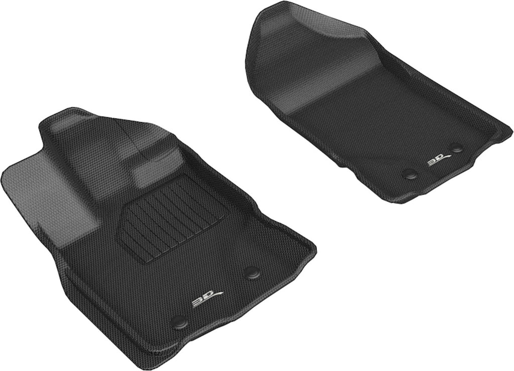 3D MAXPIDER L1FR12211509 Ford Ranger 19-   Kagu Floor Liners 1st Row Blk