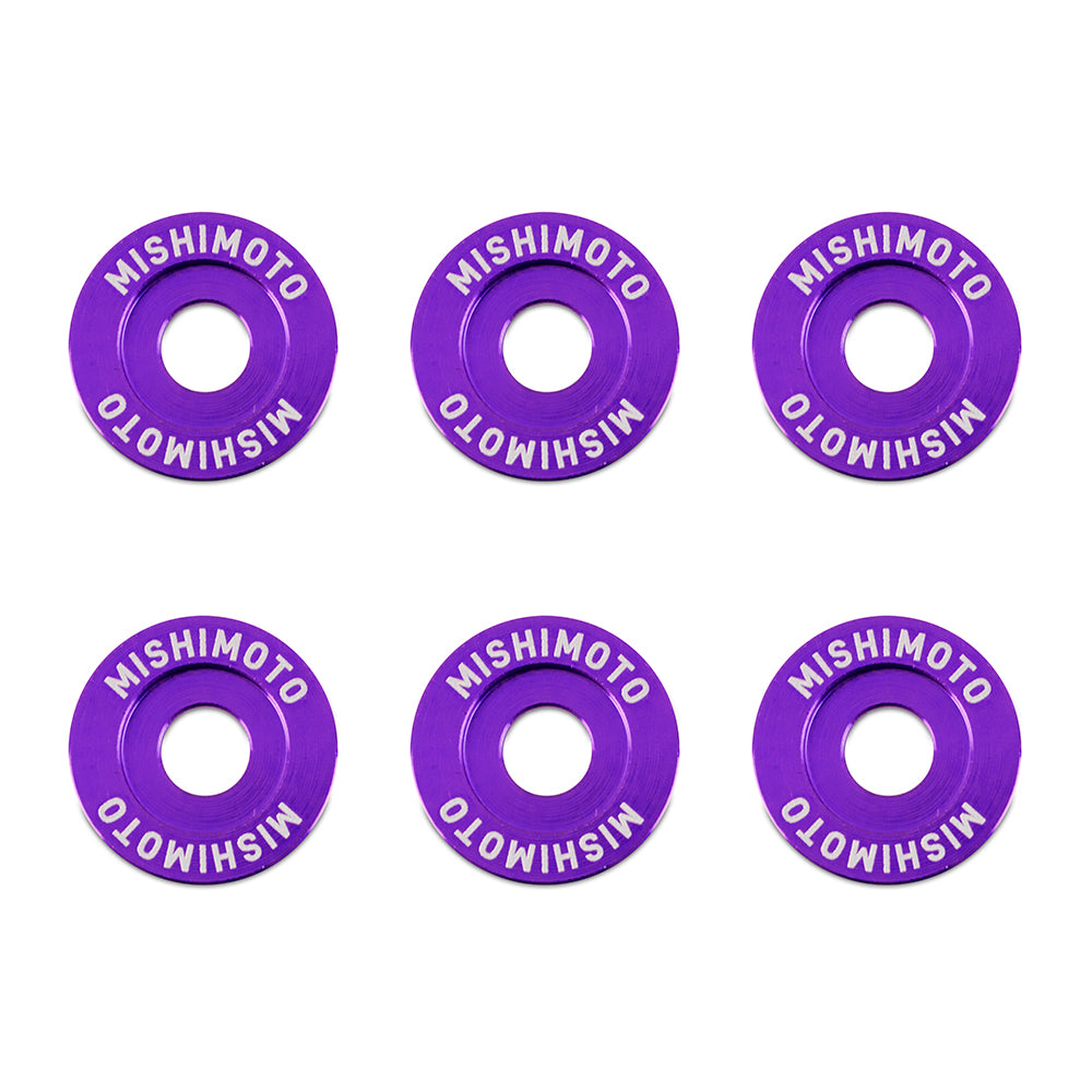 M6-X-1.0-Fender-Washer-And-Bolt-Kit,-16.7Mm-Od,-6-Pcs,-Purple