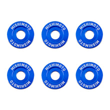 Load image into Gallery viewer, M6-X-1.0-Fender-Washer-And-Bolt-Kit,-16.7Mm-Od,-6-Pcs,-Blue