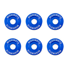 Load image into Gallery viewer, M6-X-1.0-Fender-Washer-And-Bolt-Kit,-20Mm-Od,-6-Pcs,-Blue