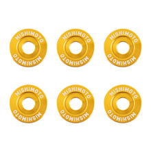 Load image into Gallery viewer, M6-X-1.0-Fender-Washer-And-Bolt-Kit,-20Mm-Od,-6-Pcs,-Gold