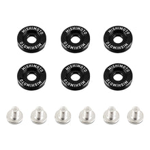 Load image into Gallery viewer, M6-X-1.0-Fender-Washer-And-Bolt-Kit,-20Mm-Od,-6-Pcs,-Black