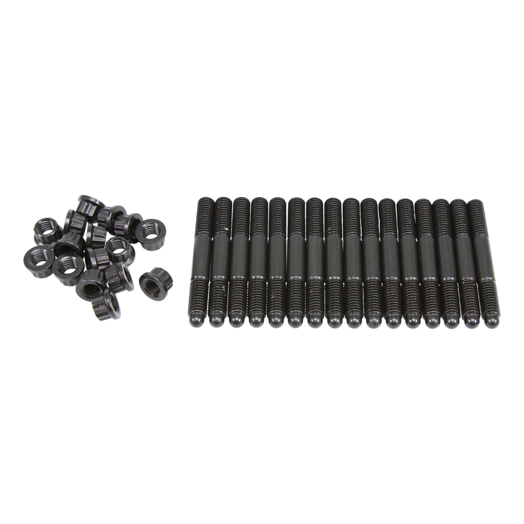 M8x1.25-Threads-On-Both-Sides.-65Mm-Overall-Stud-Length.-12-Point-Flange-Nuts