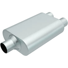 Load image into Gallery viewer, MAGNAFLOW PERF EXHAUST R20402 Rumble Aluminizd Muffler 3in Center/Dual 2.5 Out