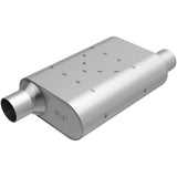 MAGNAFLOW PERF EXHAUST R32443 Rumble Stainless Muffler 2.25in Offset/Offset
