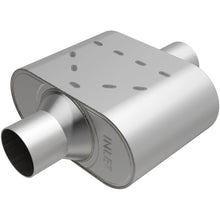 Load image into Gallery viewer, MAGNAFLOW PERF EXHAUST R37426 Rumble Stainless Muffler 2.5in Center/Center