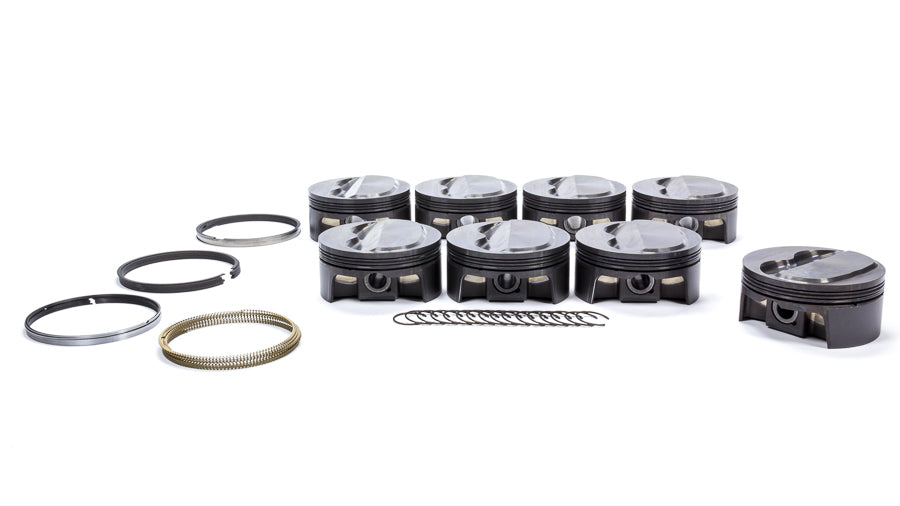 MAHLE PISTONS 930212555 SBC PowerPak Domed Piston Set 4.155 Bore