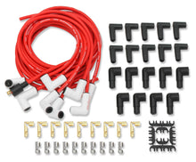 Load image into Gallery viewer, MALLORY 937C Pro Sidwinder Plug Wire Set w/Ceramic Boots Red