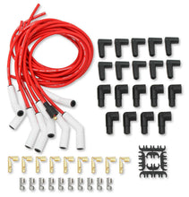 Load image into Gallery viewer, MALLORY 947C Pro Sidwinder Plug Wire Set w/Ceramic Boots Red