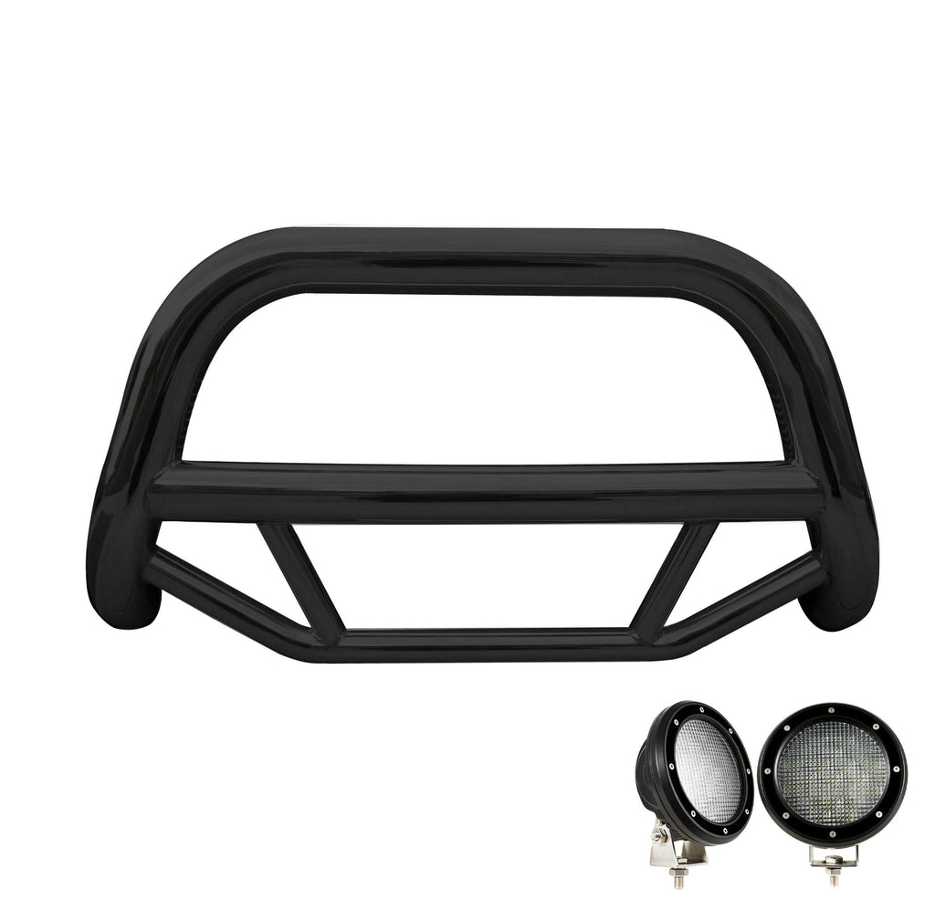 Black Horse Off Road MBB-B7502-PLFB Max Bull Bar Kit for Select Hyundai Palisade, Kia Telluride