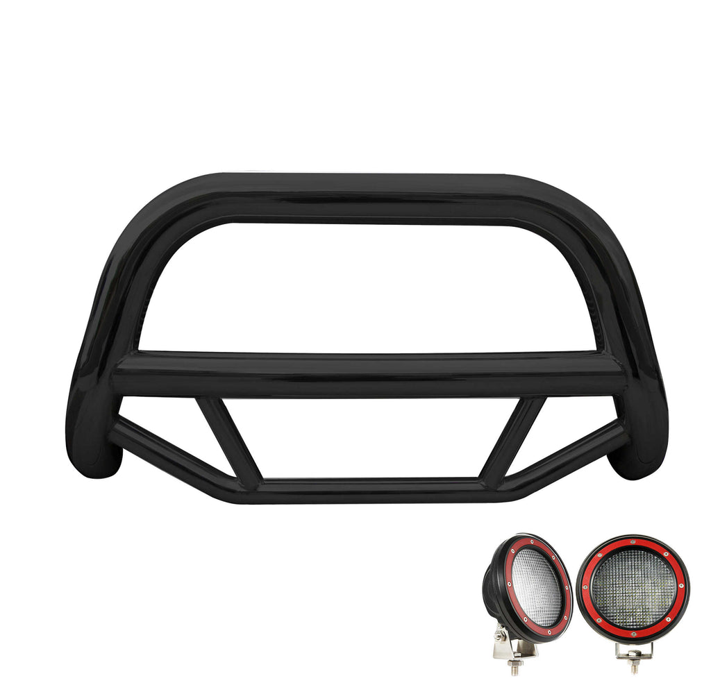 Black Horse Off Road MBB-B7502-PLFR Max Bull Bar Kit for Select Hyundai Palisade, Kia Telluride