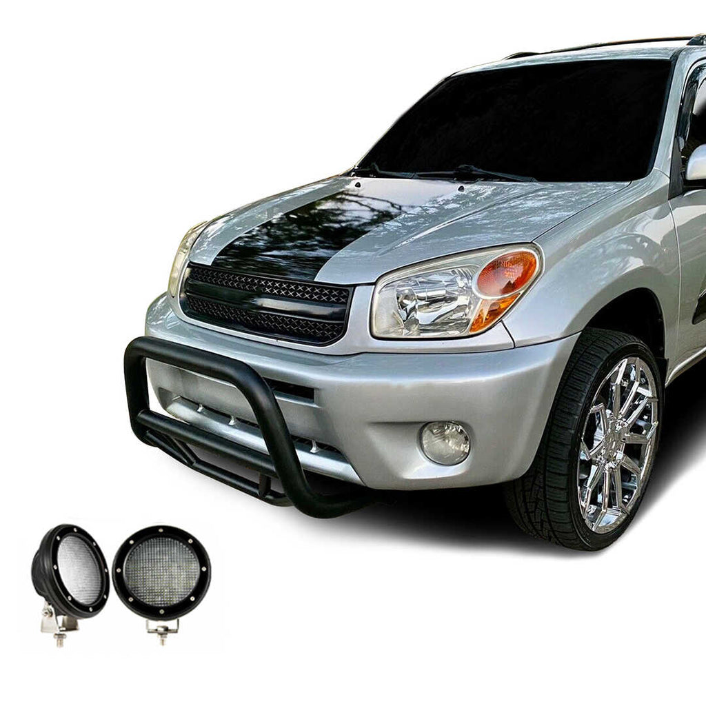 Black Horse Off Road MBB-TOB4501-PLFB Max Bull Bar Kit for Select Toyota RAV4