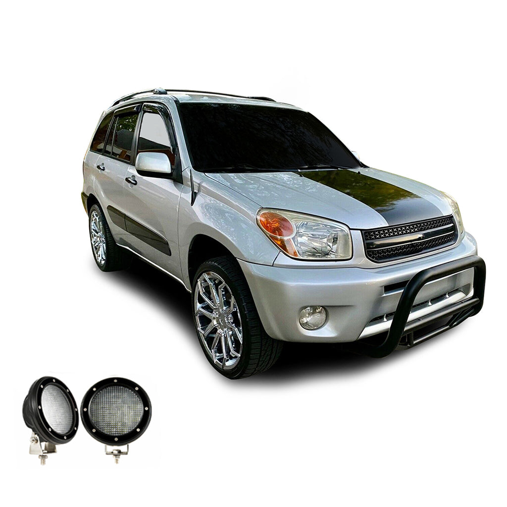 Black Horse Off Road MBB-TOB4501-PLFB Max Bull Bar Kit for Select Toyota RAV4